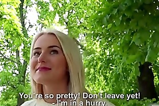 Blonde Hottie Fucks Outdoors video starring Aisha - Mofos.com